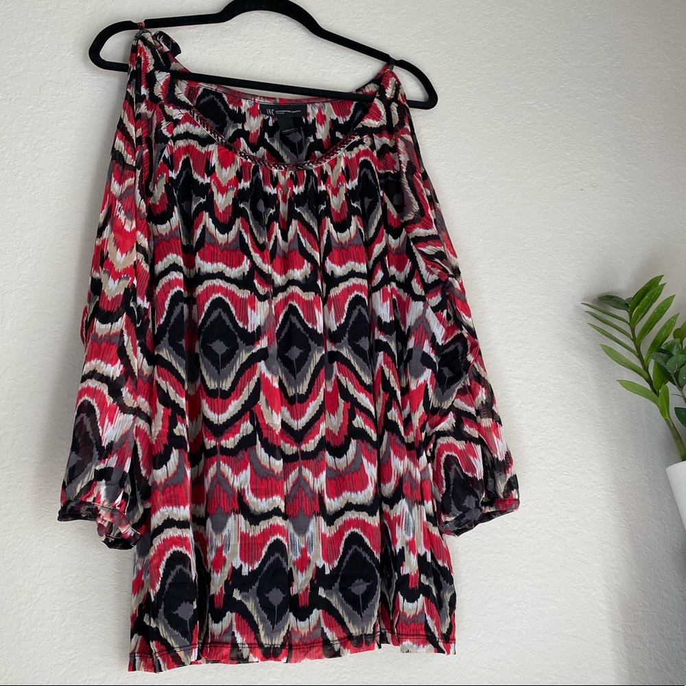 Printed Plus Size Blouse